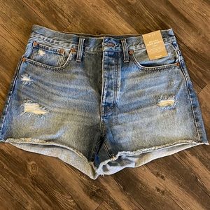 Brand new madewell shorts. Size Curvy 27